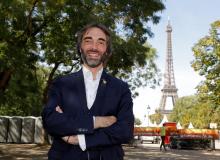 Cédric Villani, candidat à la mairie de Paris, le 6 septembre 2019 à Paris