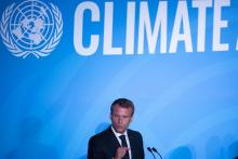 Emmanuel Macron au sommet de l'Onu pour le climat le 23 septembre 2019