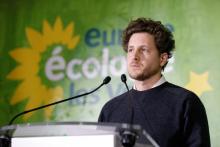 Le porte-parole d'Europe Ecologie Les Verts (EELV), Julien Bayou, le 17 avril 2019 à Paris