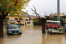 Inondations au Muy, le 24 novembre 2019 dans le Var