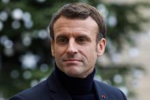Le président français Emmanuel, Macron, le 10 décembre 2019 à l'Elysée