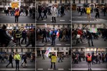 Faouzia, Grégory, Harold, Claire, Wilfrid, Carine, Wahid, Paul, Georges, manifestants contre la réforme des retraites le 5 décembre à Paris