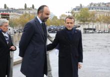 Le président Emmanuel Macron et le Premier ministre Edouard Philippe, le 11 novembre 2019 lors d'une commémoration à Paris