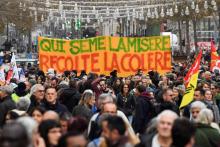Arrivée des premiers manifestants à Marseille, le 5 décembre 2019