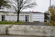 Le collège Puy de la Roche de Richelieu (Indre-et-Loire), le 1er décembre 2019