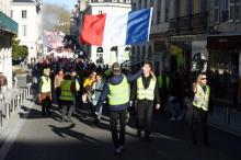 Manifestation à Nantes contre la réforme des retraites, le 14 janvier 2020