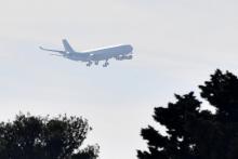 Atterrissage de l'avion transportant 200 Français de Wuhan, le 31 janvier 2020 à Istres