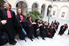 Action des avocats du barreau de Bastia, le 17 janvier 2020