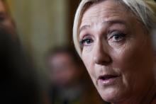 Marine Le Pen (RN) à l'Assemblée nationale, le 19 février 2020 à Paris