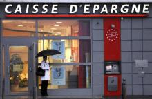 Agence de la Caisse d'Epargne le 22 octobre à Marseille (Bouches du Rhône)