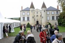 Le château de Varvasse, de la famille Giscard d'Estaing à Chanonat (Puy-de-Dôme) le 29 septembre 2012