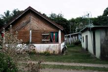 Habitations du district coutumier Wagap à Poindimié en Nouvelle-Calédonie, le 26 septembre 2018