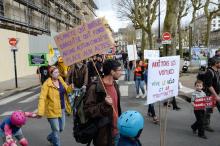 Manifestation pour le climat à Bordeaux, le 14 mars 2020