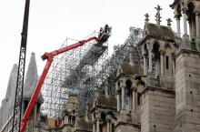 Le chantier de Notre-Dame à Paris, le 11 mars 2020