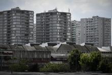 Des immeubles à Bobigny, le 21 mai 2018 en Seine-Saint-Denis, dans la banlieue parisienne