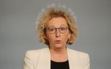 La ministre du Travail Muriel Pénicaud, le 1er avril 2020 à Paris