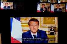 Emmanuel Macron, le président de la République s'adresse aux Français