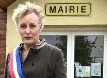 Marie Cau, la première maire transgenre en France, le 24 mai 2020 à Tilloy-lez-Marchiennes (Nord)