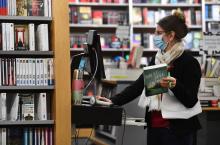 Une librairie à Brest lors de sa réouverture le 11 mai 2020