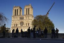 Notre-Dame, le 15 avril 2020, à Paris