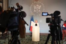 La ministre du Travail Muriel Pénicaud le 1er avril 2020 à Paris