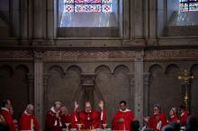 Le cardinal Philippe Barbarin célèbre sa dernière messe dans la cathédrale Saint-Jean de Lyon, le 28 juin 2020