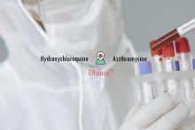 Efficacité Bi therapie hydroxychloroquine Azithromycine