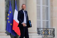 Le Premier ministre Edouard Philippe à la sortie de l'Elysée, le 3 juin 2020 à Paris