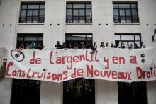 Manifestation pour la défense des droits des intermittents du spectacle, à Paris, le 12 mai 2016