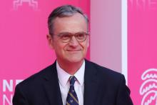 Le président du CSA Roch-Olivier Maistre, le 8 avril 2019 à Cannes