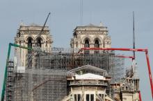 Notre Dame de Paris, un chantier sous surveillance 
