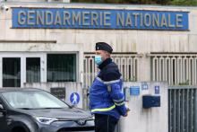 Un convoi quitte la gendarmerie de Charleville-Mézières le 26 octobre 2020 vers Villes-sur-Lumes où Michel Fourniret est accusé d'avoir séquestré, violé et tué Estelle Mouzin