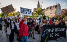Marche contre le harcèlement de rue à Strasbourg, le 24 octobre 2020