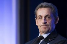 Nicolas Sarkozy le 27 septembre 2016 à Paris, lors d'un meeting