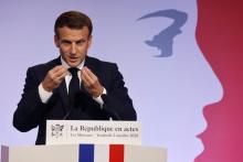 Discours d'Emmanuel Macron sur les séparatismes aux Mureaux, le 2 octobre 2020