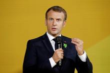 Emmanuel Macron le 1er octobre 2020 à Paris