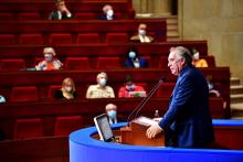 François Bayrou au Conseil Economique, Social et Environnemental (CESE) à Paris le 22 septembre 2020