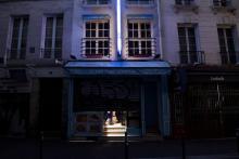 Le café Les Deux Magots à Paris fermé, le 2 novembre 2020