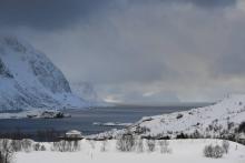 Une vue de l'Arctique ne Norvège.
