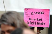 Manifestation en défense du droit à l'IVG, le 6 novembre 2010 à Bordeaux
