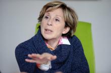 Brigitte Barèges, alors maire LR de Montauban, le 4 mars 2015