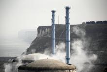Photo d'archives de la centrale nucléaire de Penly (Seine-Maritime), le 6 avril 2012