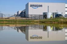 Le nouvel entrepôt d'Amazon installé à Augny, le 23 september 2021 en Moselle
