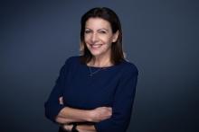 La maire de Paris et candidate PS à la présidentielle, Anne Hidalgo, le 1er février 2022 à Paris