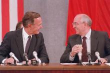 Gorbatchev et Bush 1991