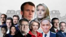 Candidats Présidentielles 2022 - floutés