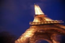La Tour Eiffel de nuit, le 28 décembre 2000