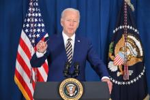 Le président américain Joe Biden, le 3 juin 2022 à Rehoboth Beach (Delaware).