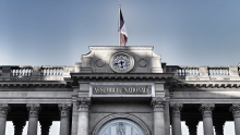 L'Assemblée nationale, à Paris (7ème arrondissement)