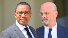 Pap Ndiaye et Jean-Michel Blanquer : le ministre de l'Education nationale et son prédécesseur (montage)